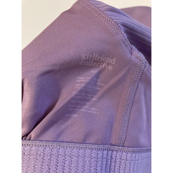 Girlfriend Collective Violet RIB Devon Compressive Cami Top Purple Size XS - Picture 6 of 6
